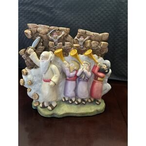 The Beginners Bible Ceramic Figurine Joshua And The Walls Of Jericho 1995‎